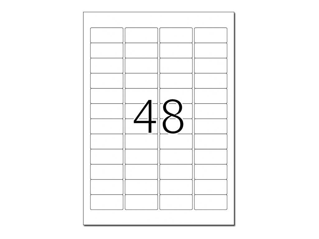 HERMA Special - Papier - matt - permanent selbstklebend - Rot - 45.7 x 21.2 mm 960 Etikett(en) (20 Bogen x 48)