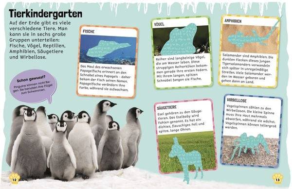 Sticker-Lexikon. Tierkinder