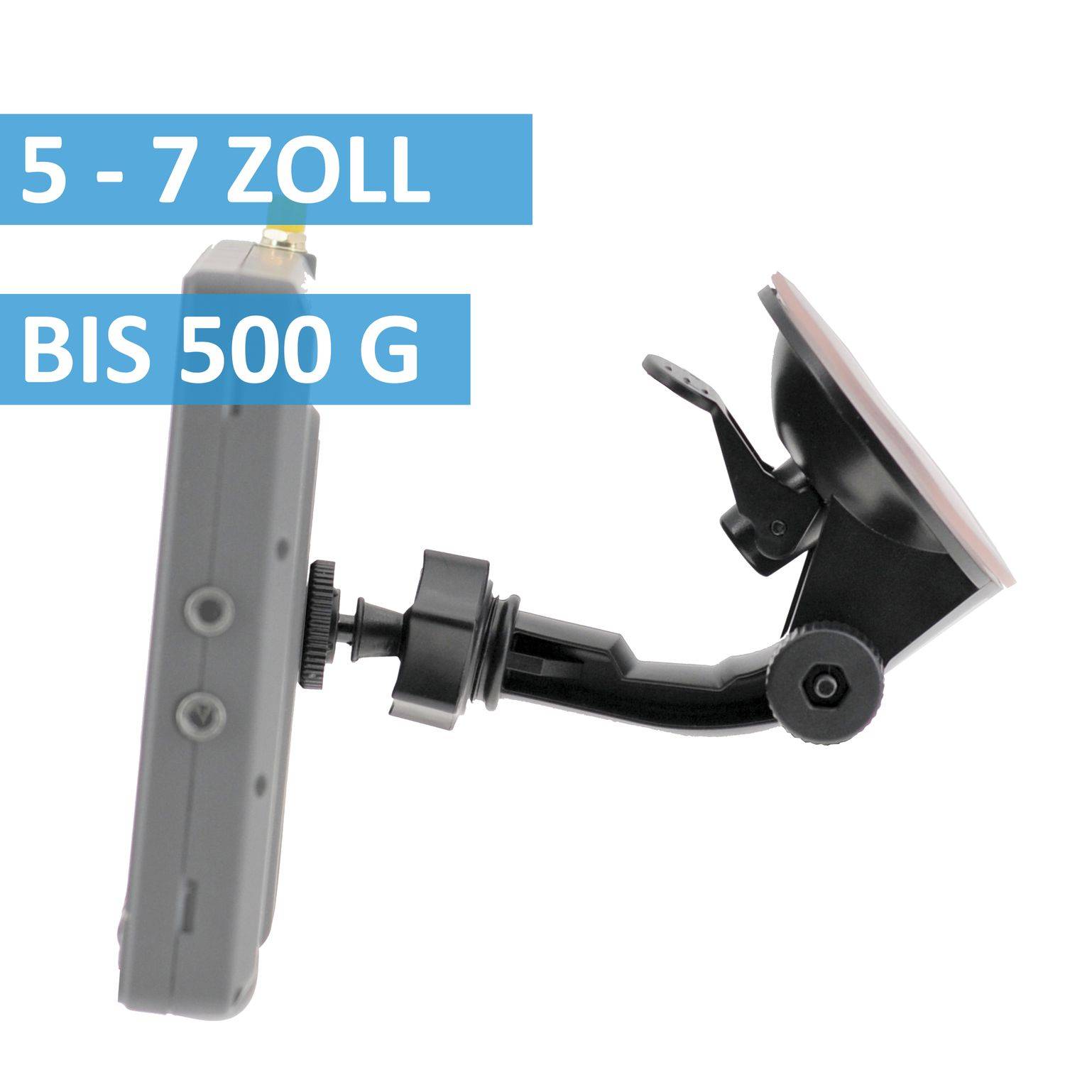 VSG24 Flexible Halterung für Rückfahrmonitore mit Saugnapf