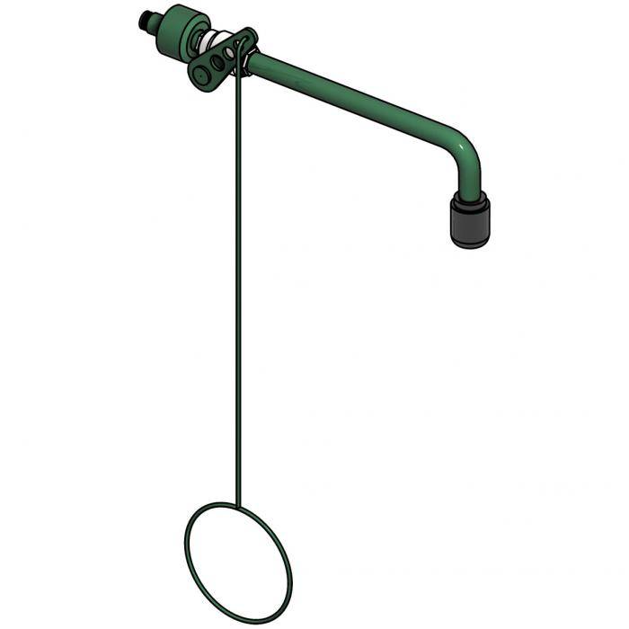 Körper-Notdusche "ClassicLine" - mit Betätigung - für Wandmontage Unterputz