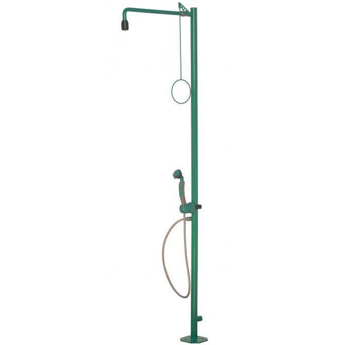 Körper-Notdusche mit Hand-Augendusche, für Bodenmontage