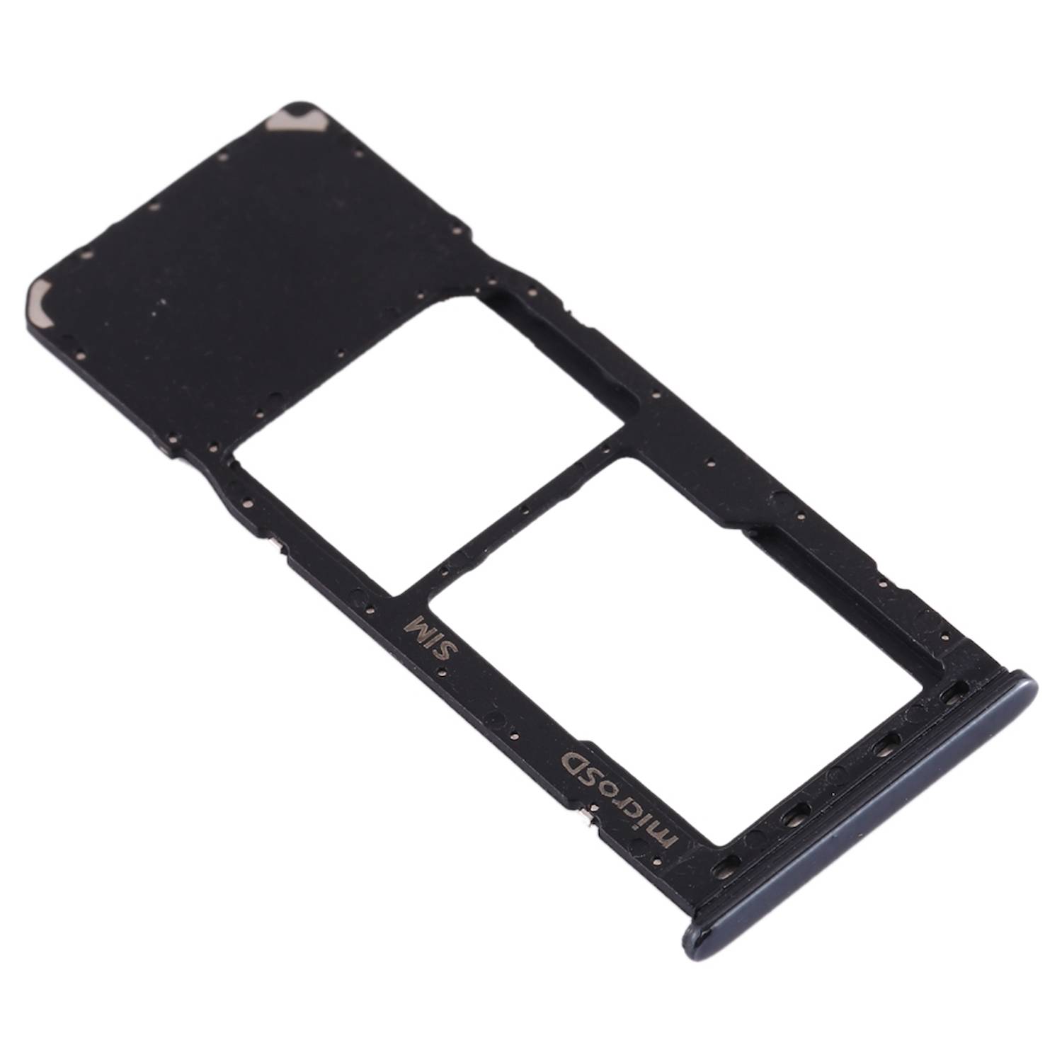 Sim Karten Halter für Samsung Galaxy A20 A30 A50 Schwarz Micro SD Tray