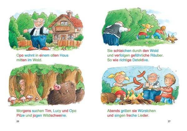 Leselöwen - Das Original - Die schönsten Silbengeschichten von Gespenstern zum Lesenlernen