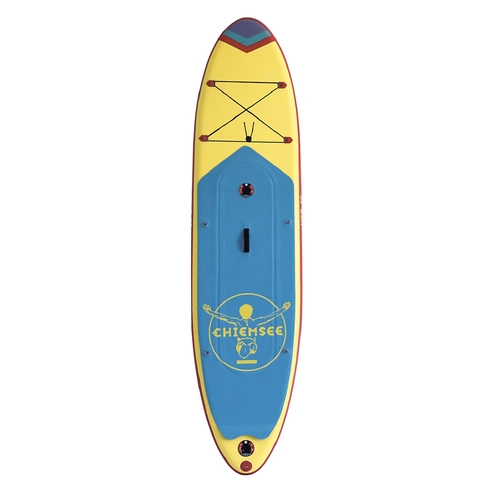 Chiemsee - SUP-Set inkl. Board, Paddel, Pumpe, Leash & Rucksack (gelb/blau) Stand-Up Paddle Chiemsee - SUP-Set inkl. Board, Paddel, Pumpe, Leash & Rucksack (gelb/blau) Stand-Up Paddle