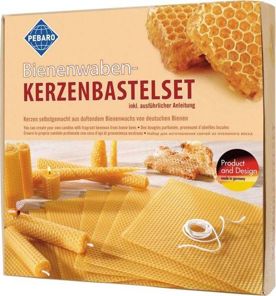 Bienenwaben-Kerzenbastelset