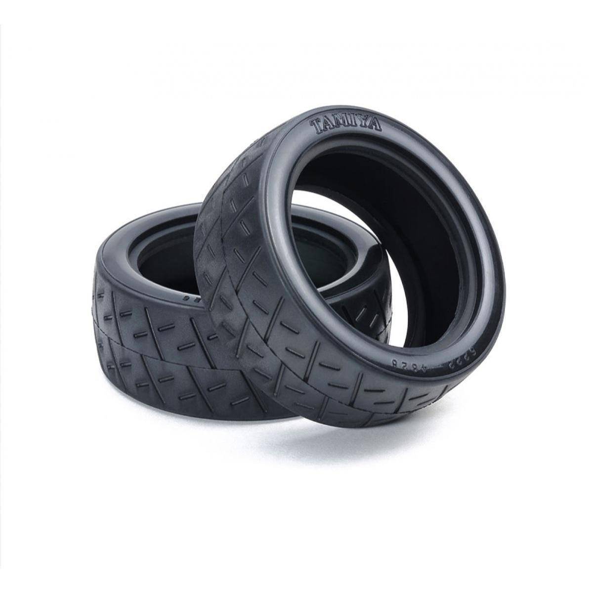 300050810 - 1:10 Reifen (2) Semi Slick 26mm BK