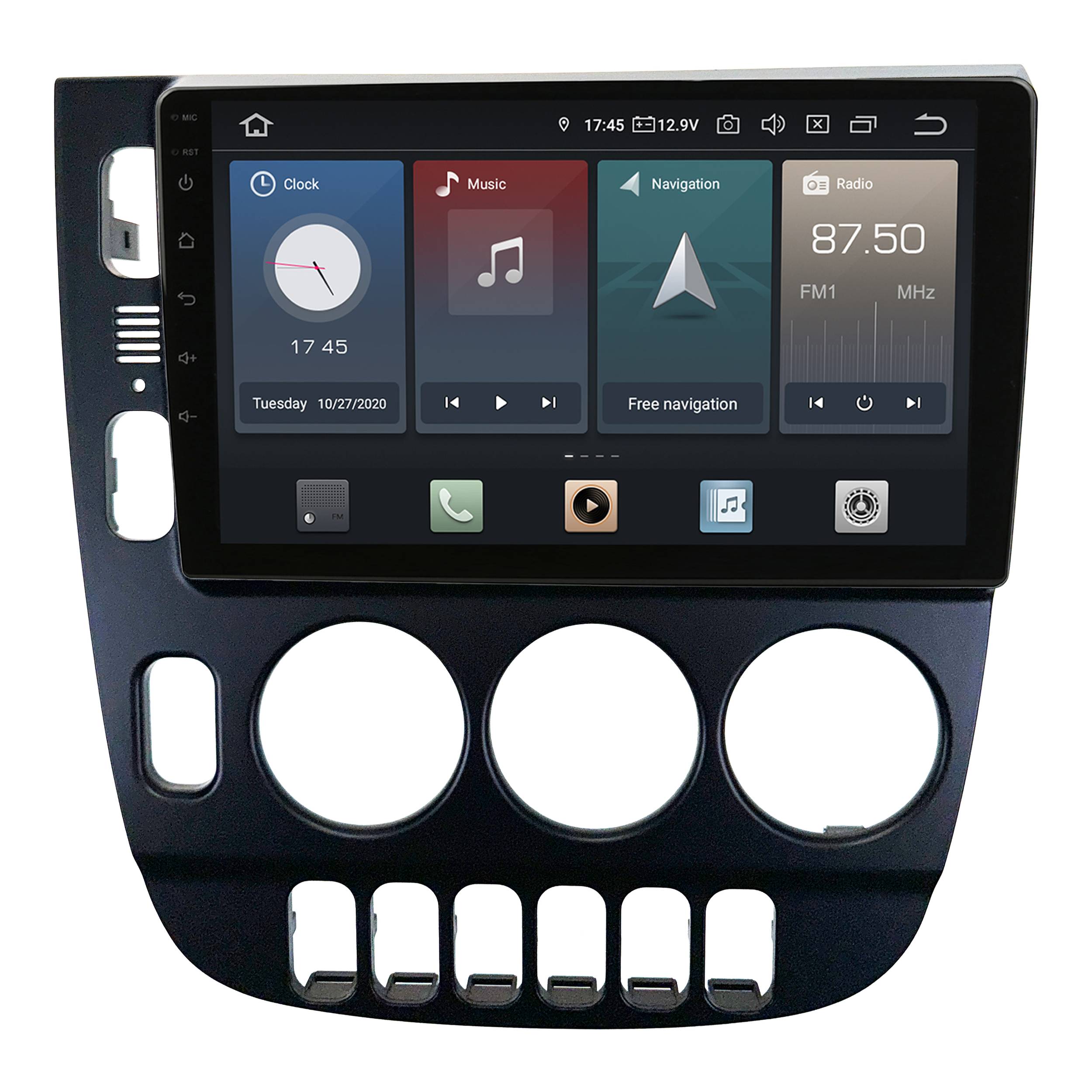 Für Mercedes ML W163 Manuell Klima 9" Touch Android Autoradio GPS Navi CarPlay