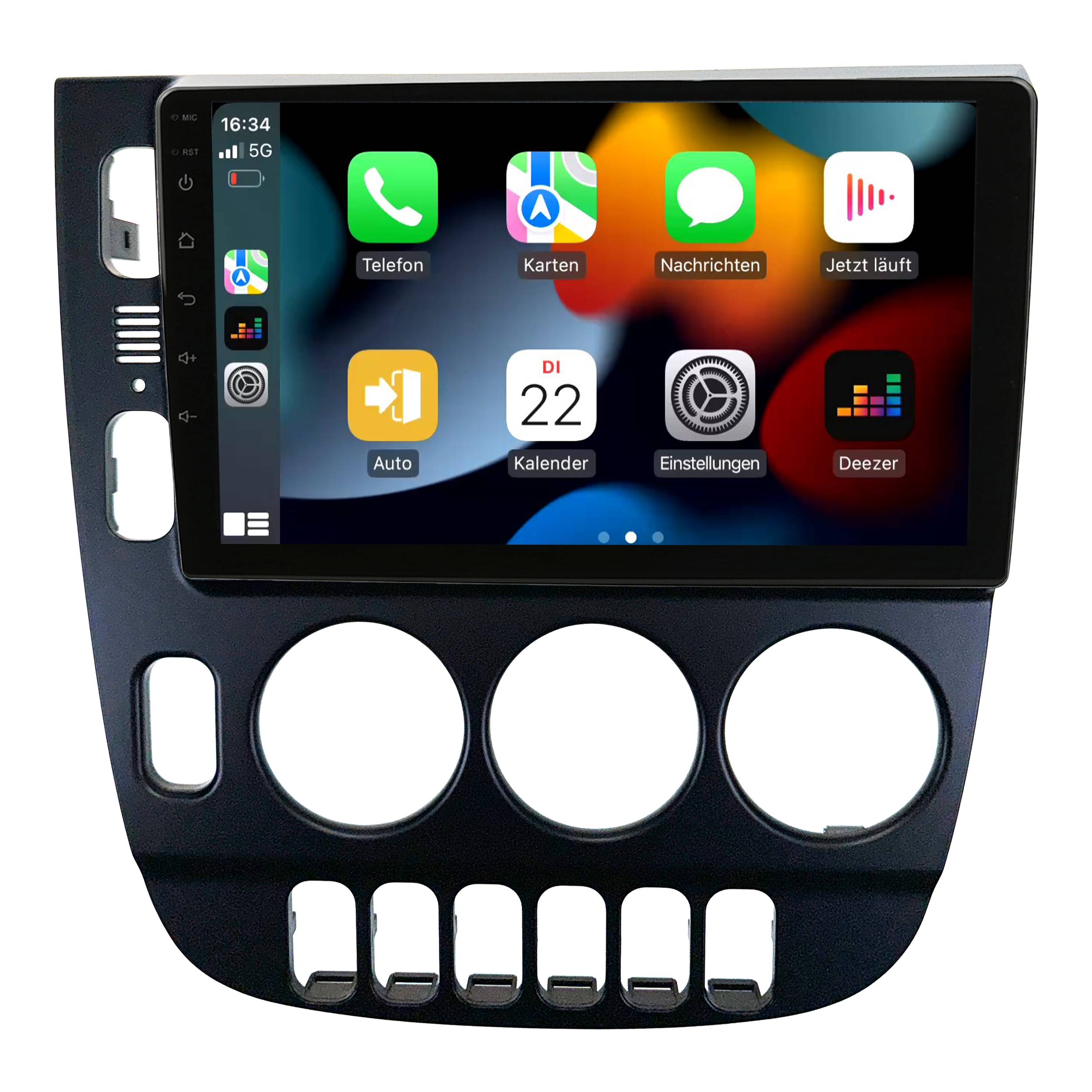 Für Mercedes ML W163 Manuell Klima 9" Touch Android Autoradio GPS Navi CarPlay