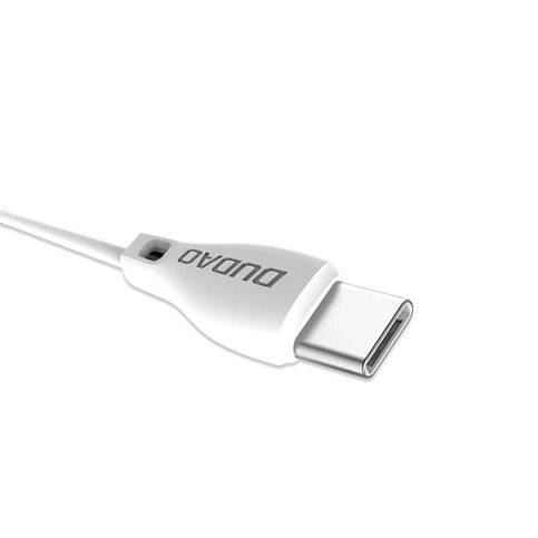 Dudao Kabel USB Typ C 2.1A 2m weiß L4T
