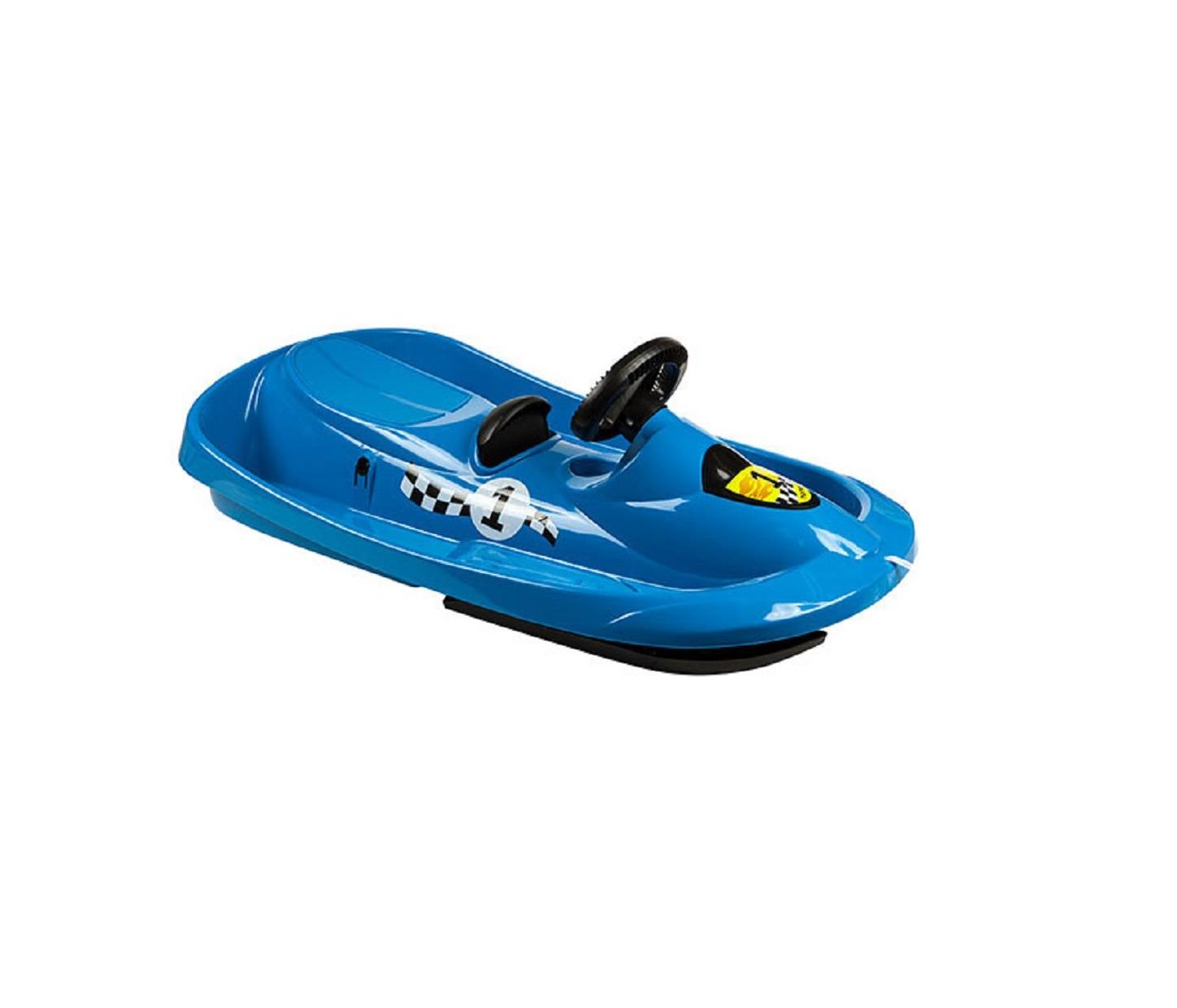 Hamax | Lenkbob Sno Formel Blau | robust und stabil | ergonomisches Design für besten Komfort | ideal für rasante Schneefahrten | abenteuerlicher Fa