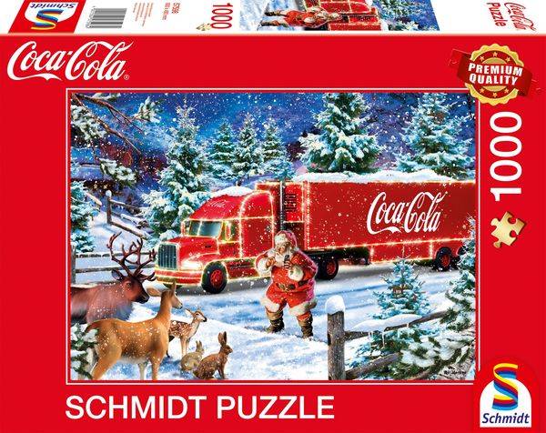 Schmidt Spiele - Coca Cola: Christmas Truck, 1.000 Teile