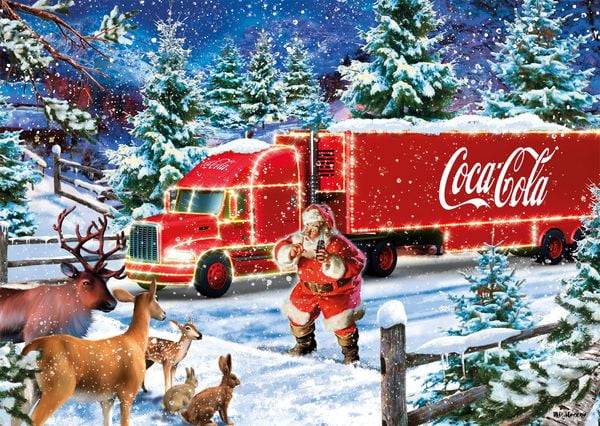 Schmidt Spiele - Coca Cola: Christmas Truck, 1.000 Teile