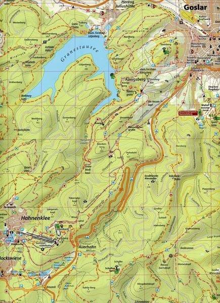 Der Oberharz Wander- und Fahrradkarte 1 : 30 000
