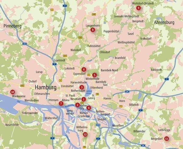 Zu Fuß durch die Hansestadt Hamburg