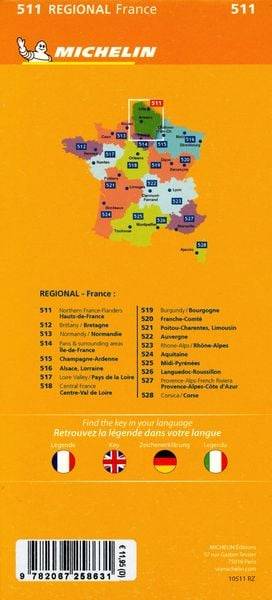 Michelin Nordfrankrankreich - Flandern