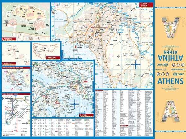 Athens ( Atthína / Athens ) 1 : 7500