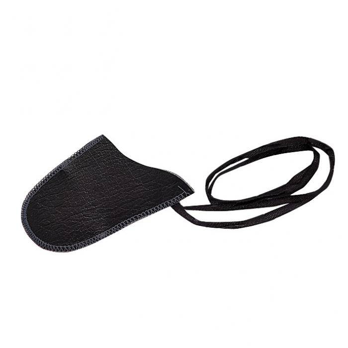 Lederfingerling - mit Bindeband - Größe 4