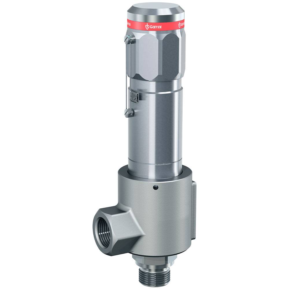 Sicherheitsventil - Baureihe 492 - Edelstahl - Druck 75 bar festeingestellt - Dichtung MD/PAI