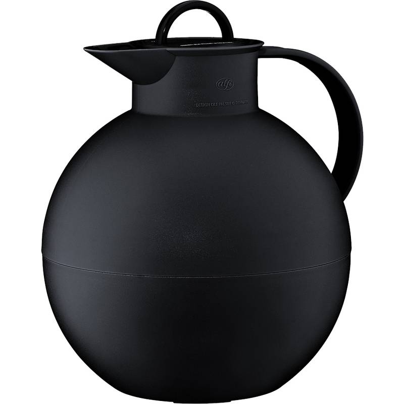 alfi 0115020094 - Karaffe - 940 l - Schwarz - Rund - Abziehbarer Deckel - 174 mm