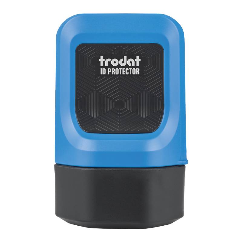 trodat Datenschutz-Rollstempel ID Protector, blau