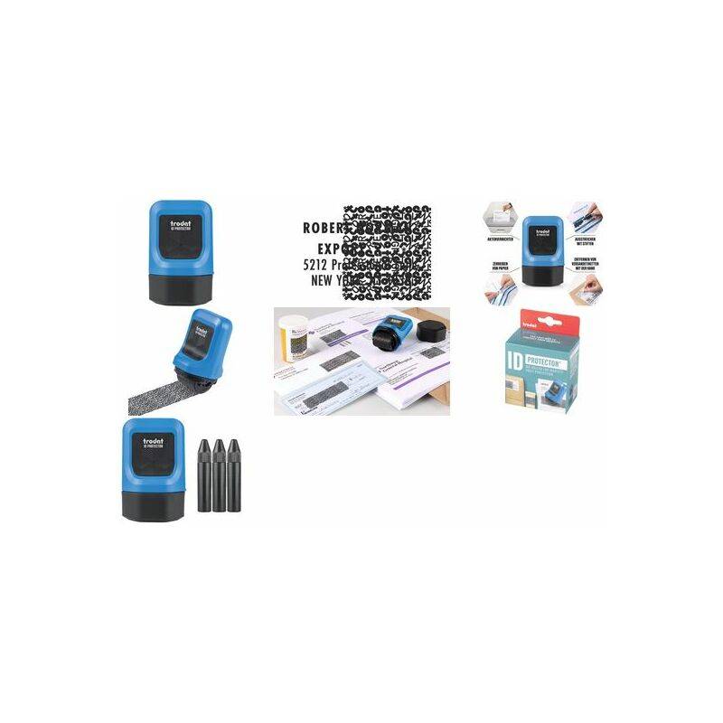 trodat Nachfülltinte für Datenschutz-Rollenstempel, schwarz