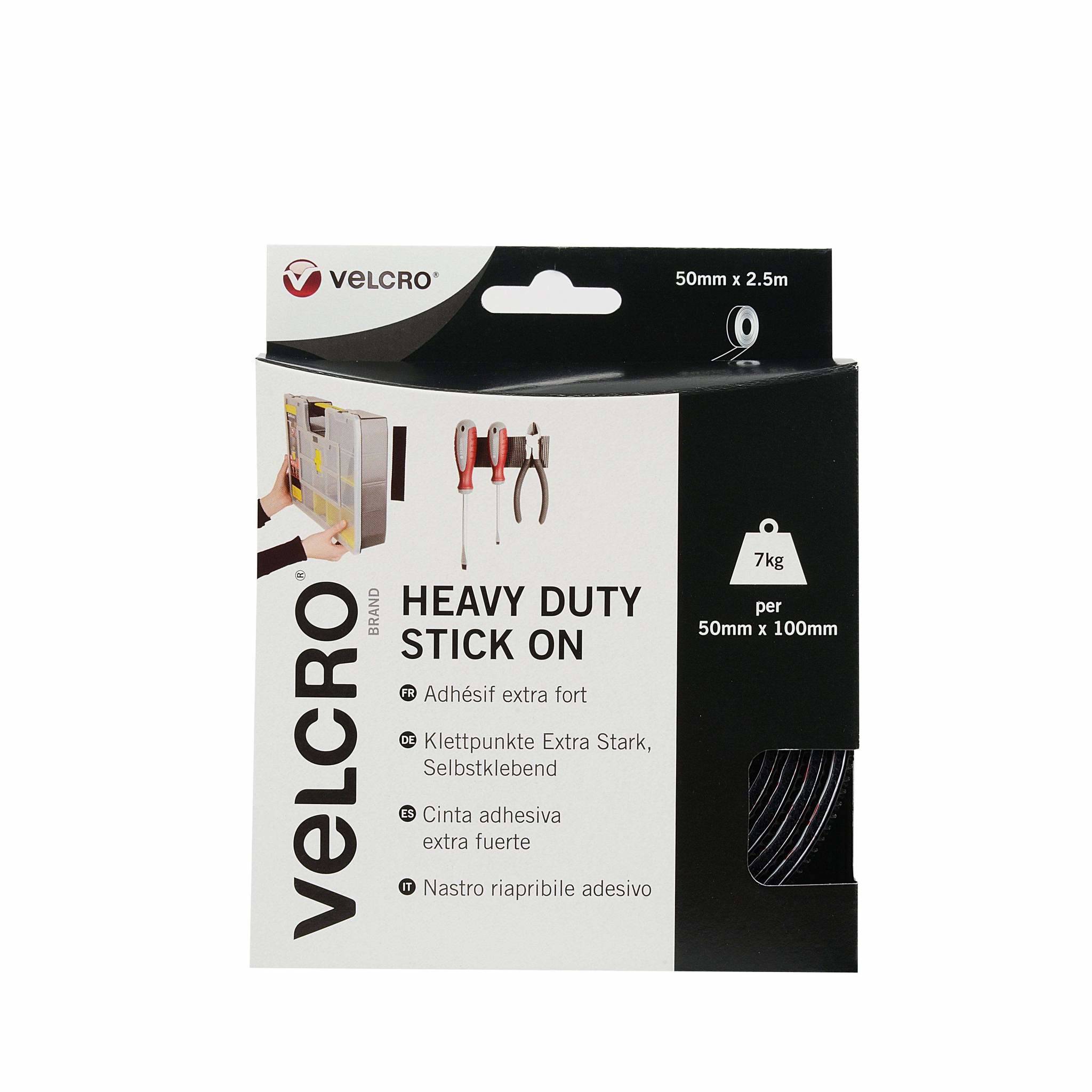 VELCRO Stick On Heavy Duty - Selbstklebendes Klettband