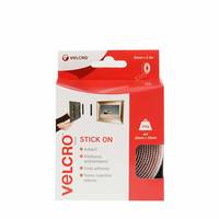 VELCRO Stick On - Selbstklebendes Klettband - 2 cm x 2.5 m