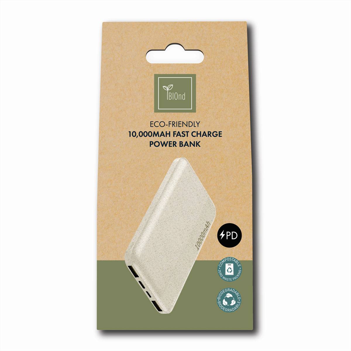 BIOnd BIO-1000-PB 10000mAH FAST Charge Power Bank