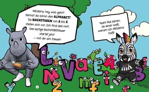 Das ABC-Buch mit dem ABCebra – B wie Boom Schakkalakka