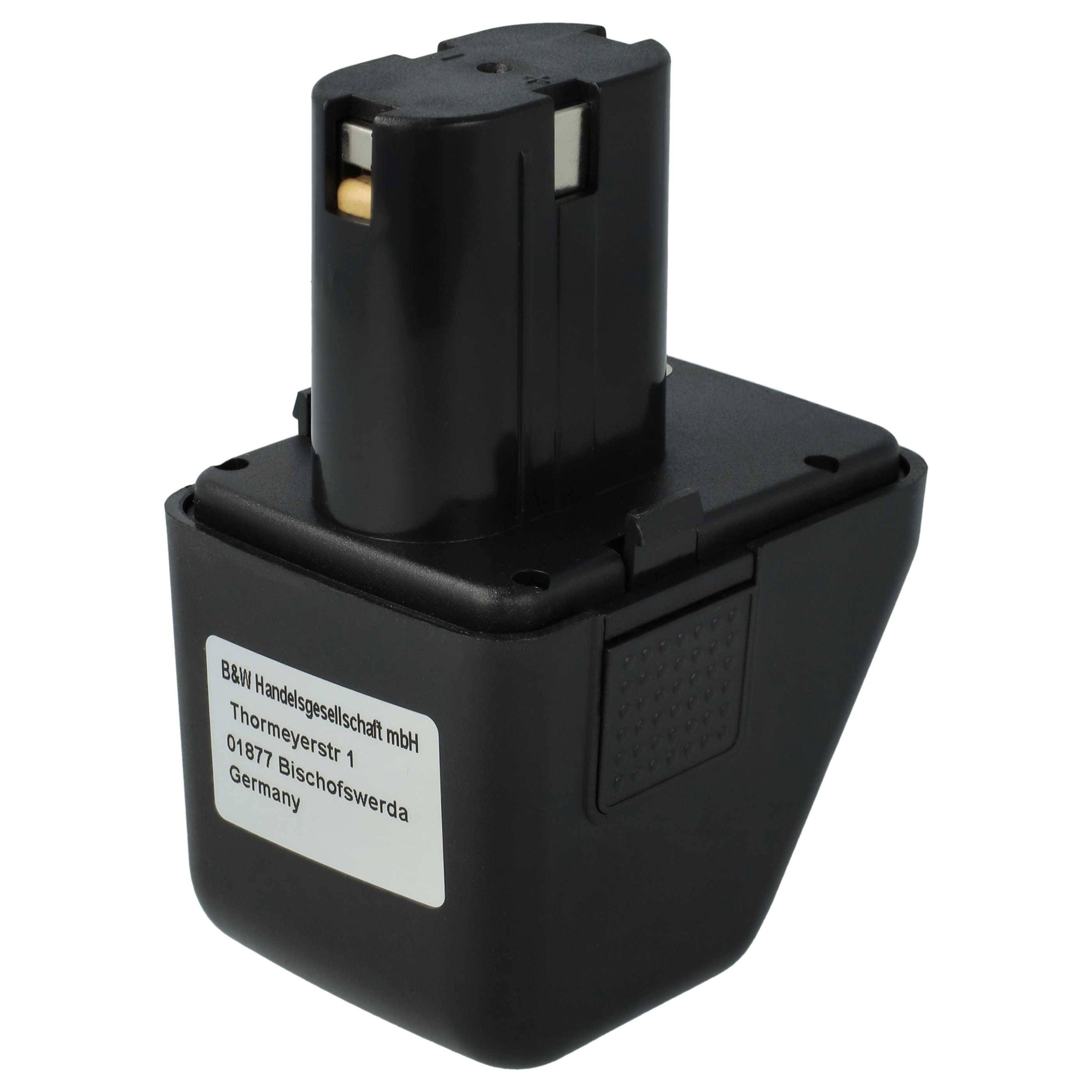 vhbw 2x Akku kompatibel mit Lematec Akku Bull 12 V Werkzeug, Blindniet-Setzgerät (2000 mAh, NiMH, 12 V)