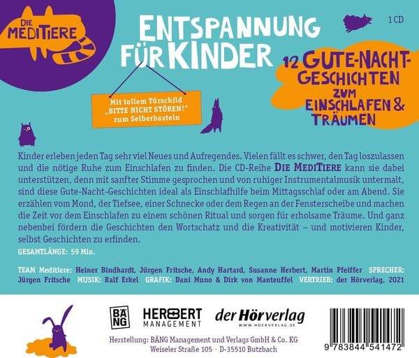Entspannung für Kinder. 12 Gute-Nacht-Geschichten zum Einschlafen & Träumen