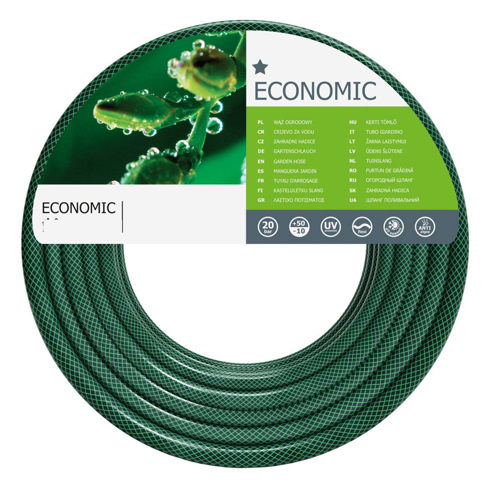 Gartenschlauch Wasserschlauch Kreuzgewebe 3-lagig 1/2 Zoll 3/4 Zoll 20 bar 3/4" 20 m