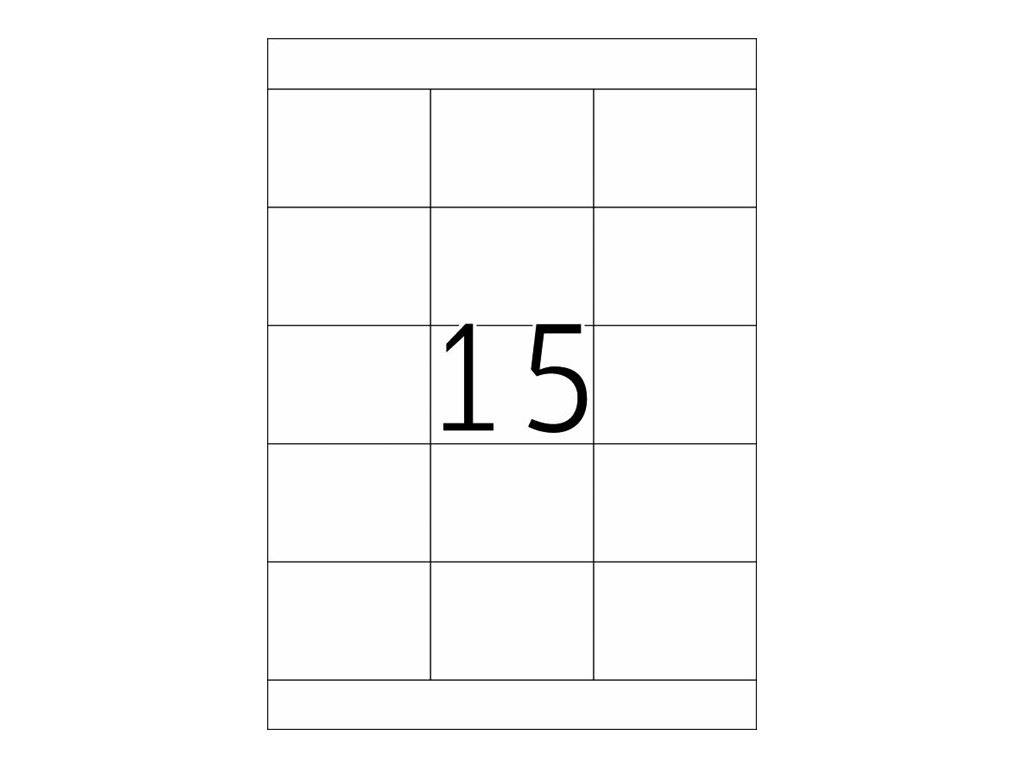 HERMA Premium - Papier - matt - permanent selbstklebend - weiß - 70 x 50.8 mm 375 Etikett(en) (25 Bogen x 15)