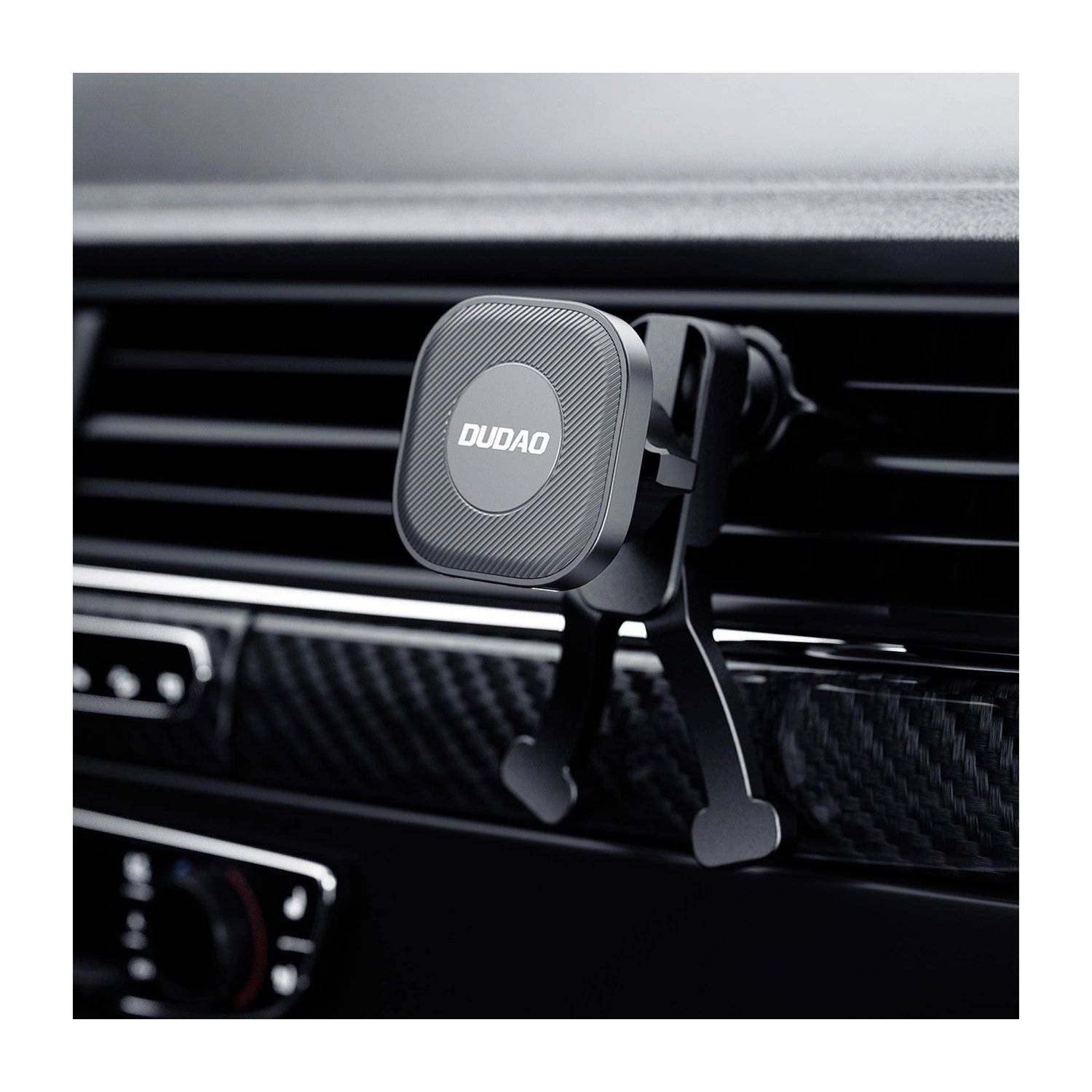 Handy-Halterung Dudao magnetischer Autohalter für Lüftungsgitter (F6Pro) Schwarz