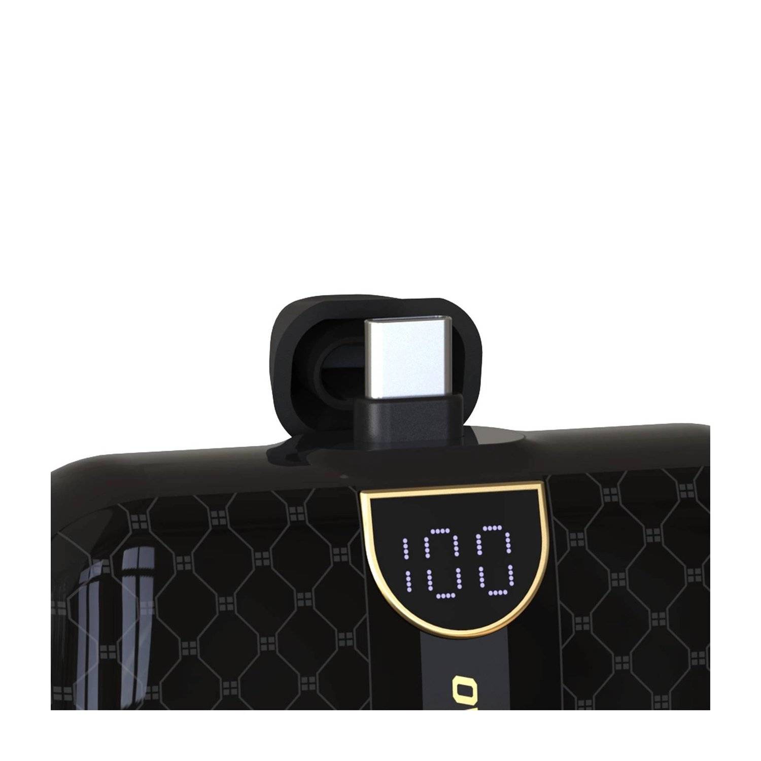 Dudao K20S Mini-Powerbank in Form einer Tasche 5000 mAh - externer Akku - Type-C Schwarz