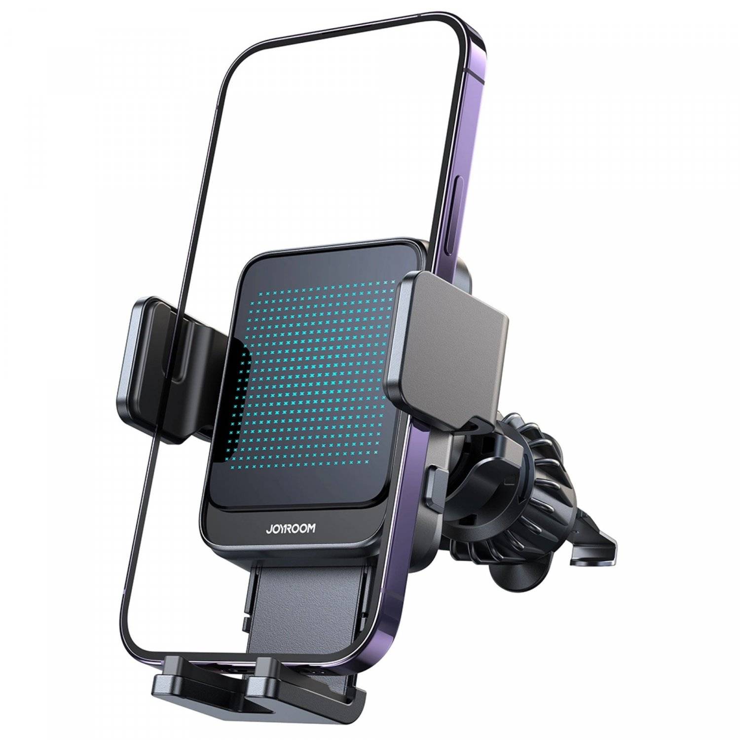 Joyroom JR-ZS341 Telefonhalter mit kabelloser Aufladung für Lüftungsschlitze  Schwarz