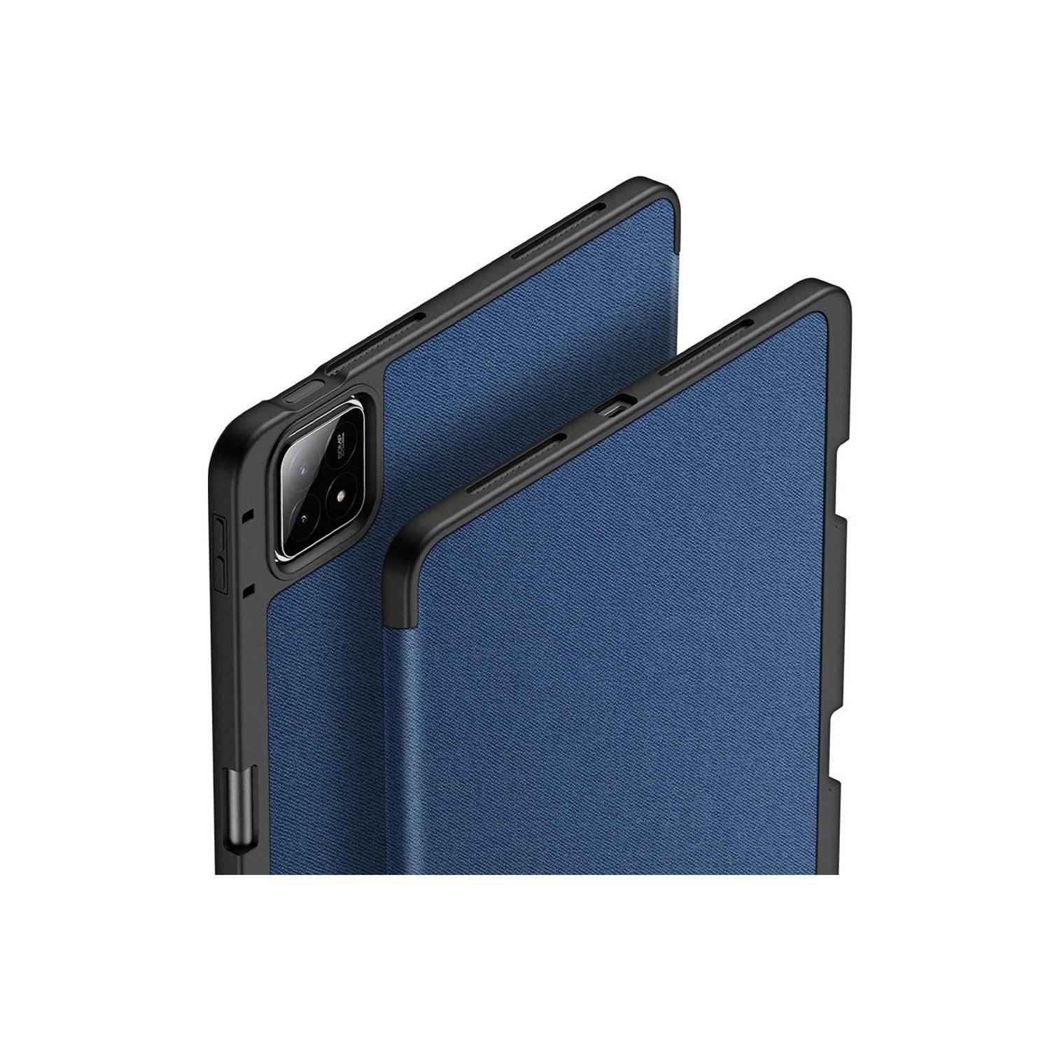 Dux Ducis Domo Klapphülle mit Stifthalter kompatibel mit Xiaomi Pad 6S Pro 12.4 Blau
