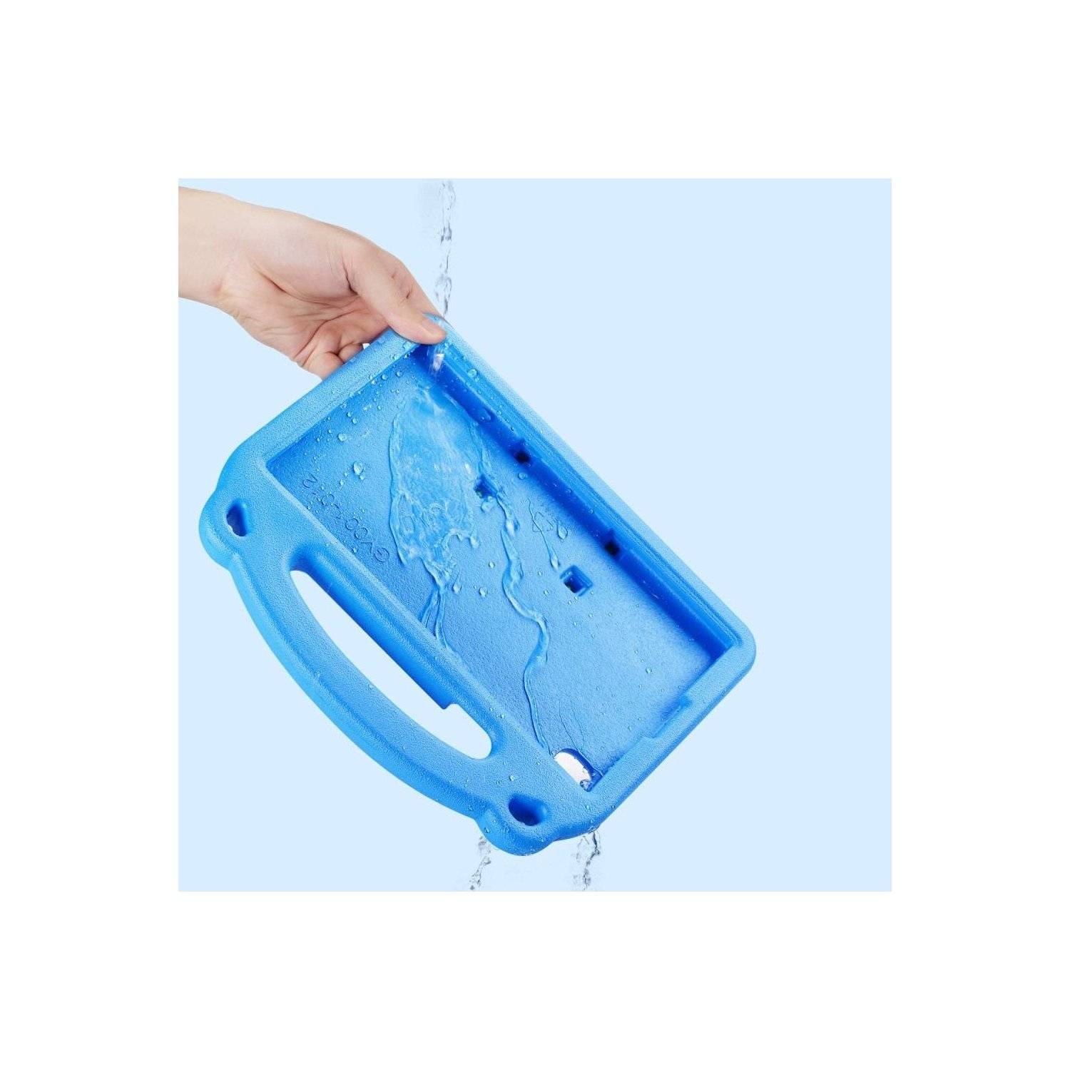 Dux Ducis Panda Armor Tablet Tasche Gehäuse kompatibel mit Samsung Galaxy Tab A9 8.7" für Kinder, Standfunktion EVA Blau