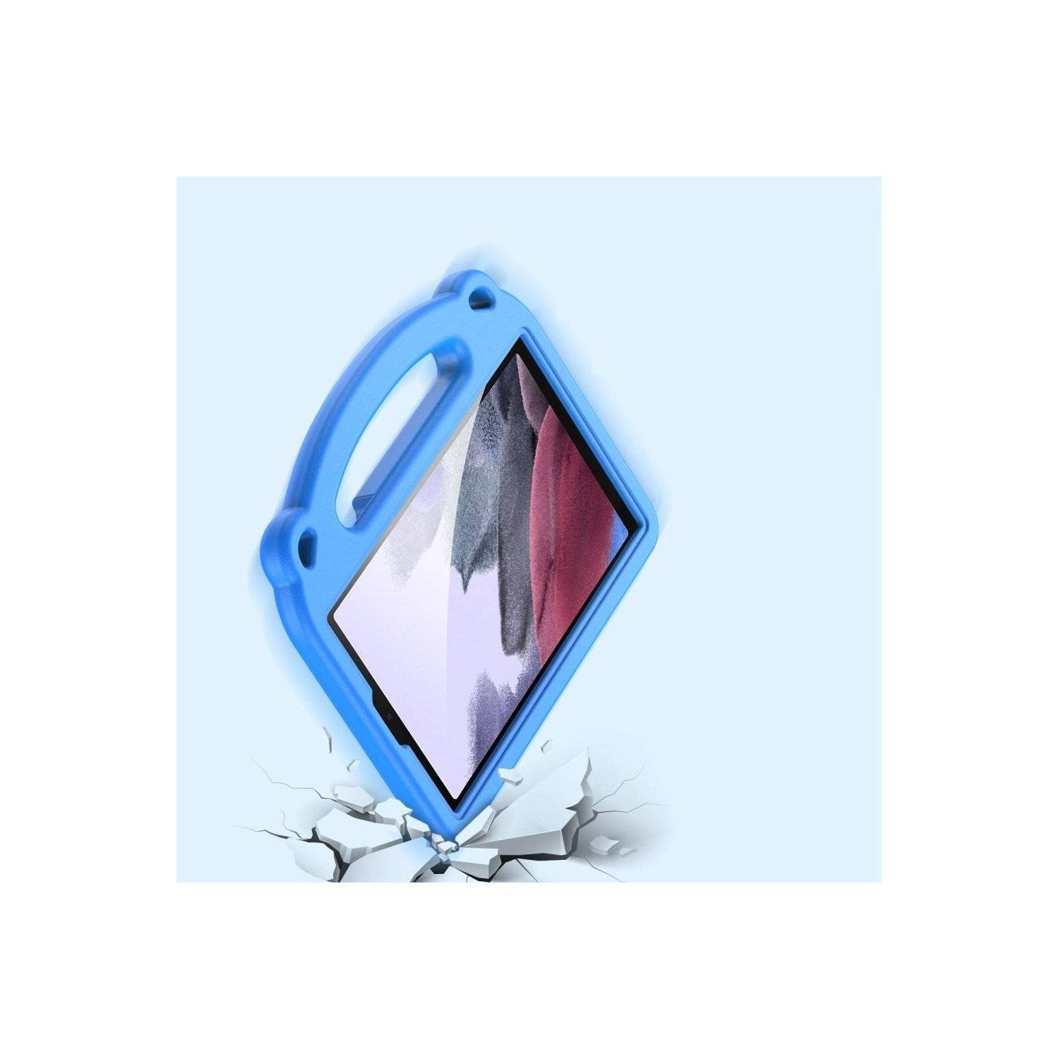 Dux Ducis Panda Armor Tablet Tasche Gehäuse kompatibel mit Samsung Galaxy Tab A9 8.7" für Kinder, Standfunktion EVA Blau