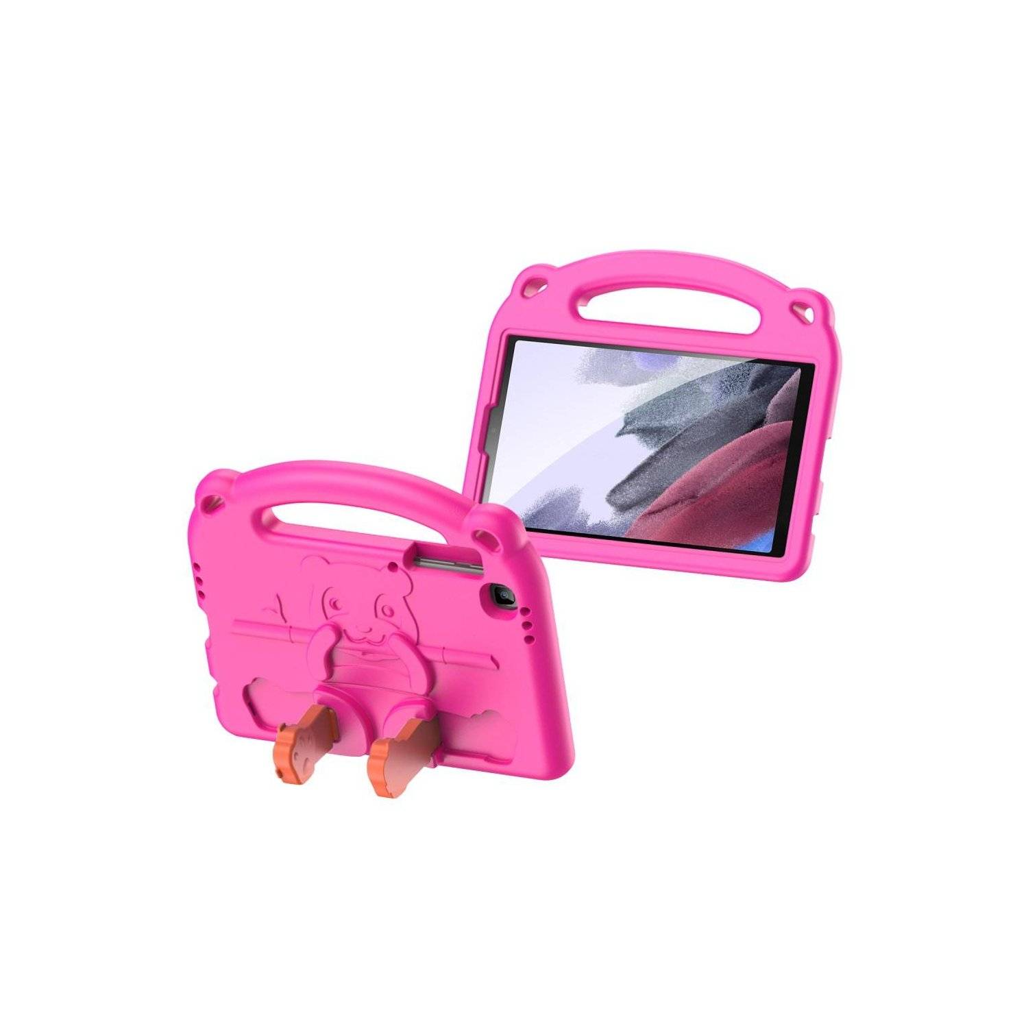 Dux Ducis Panda Armor Tablet Tasche Gehäuse für Samsung Galaxy Tab A9 8.7" für Kinder, Standfunktion EVA Pink