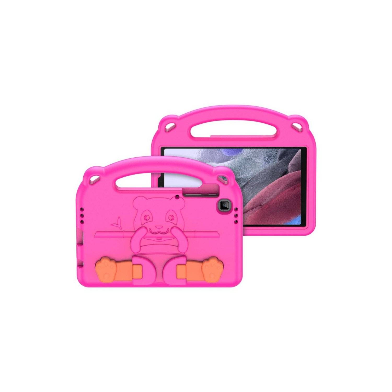 Dux Ducis Panda Armor Tablet Tasche Gehäuse für Samsung Galaxy Tab A9 8.7" für Kinder, Standfunktion EVA Pink