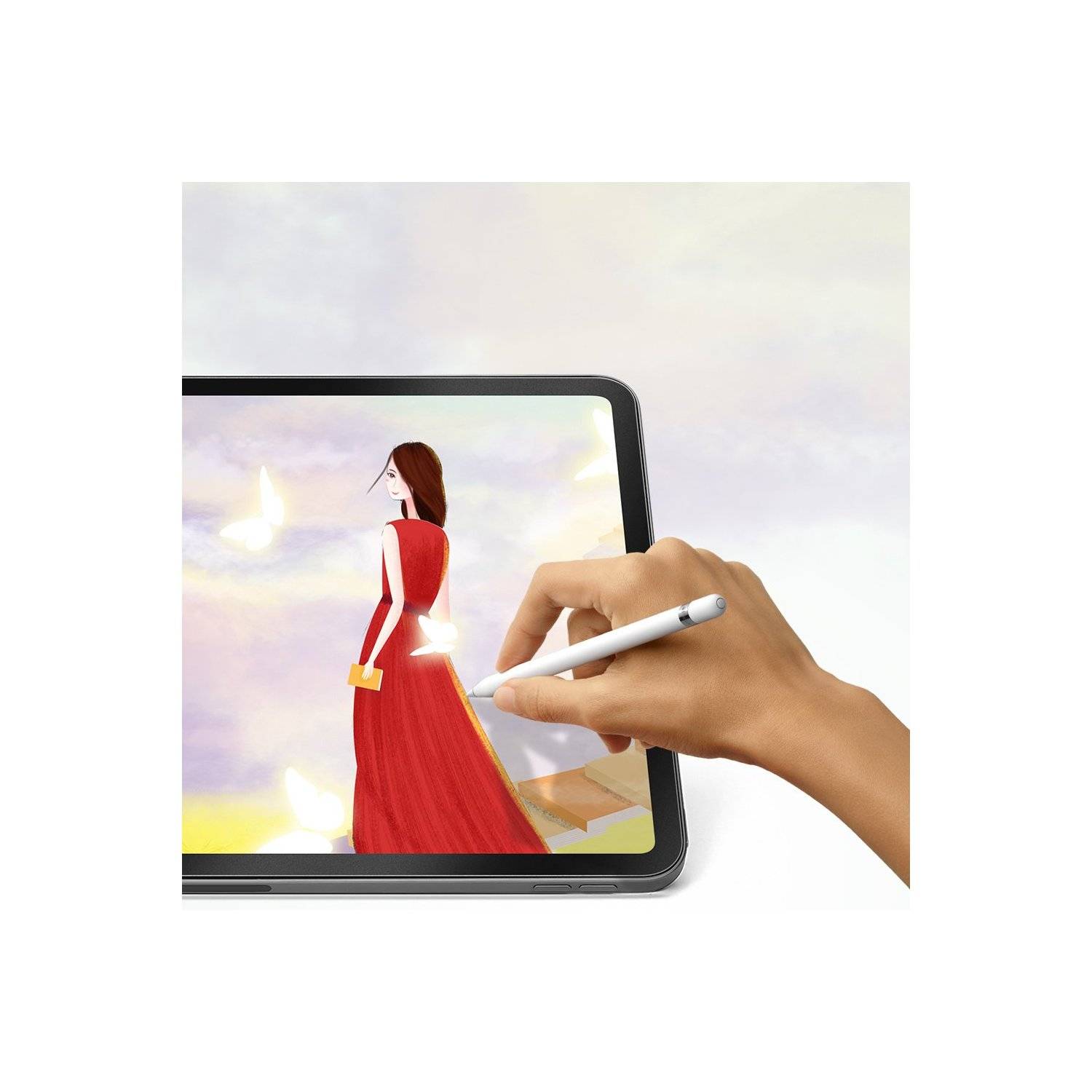 Matte Papier Schutzfolie Displayschutz zum Zeichnen Schreiben PET Folie kompatibel mit Samsung Galaxy Tab S9 FE