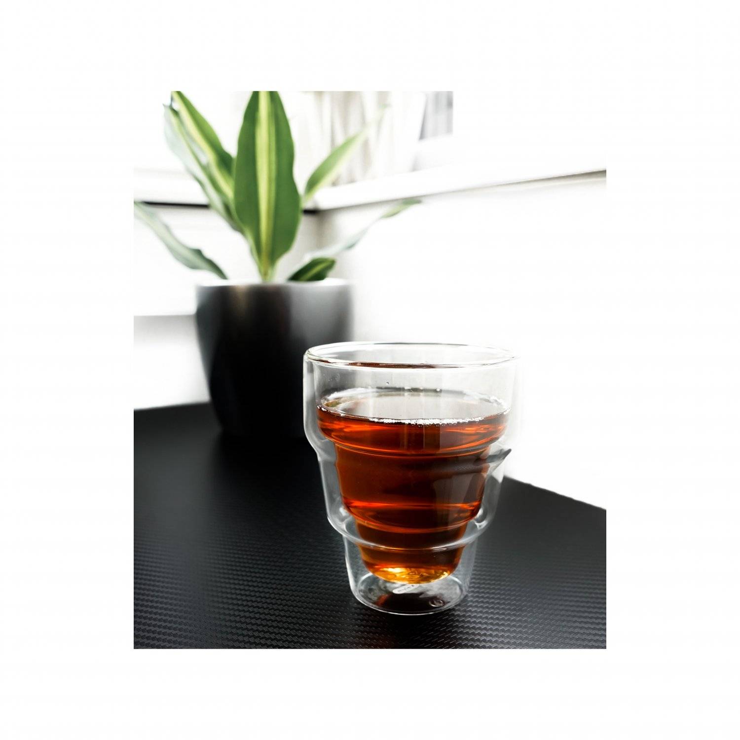 Mulex 2 Tlg. Gläser-Set Hitzebeständig für Heiß- und Kaltgetränke 350 ml aus Borosilikatglas