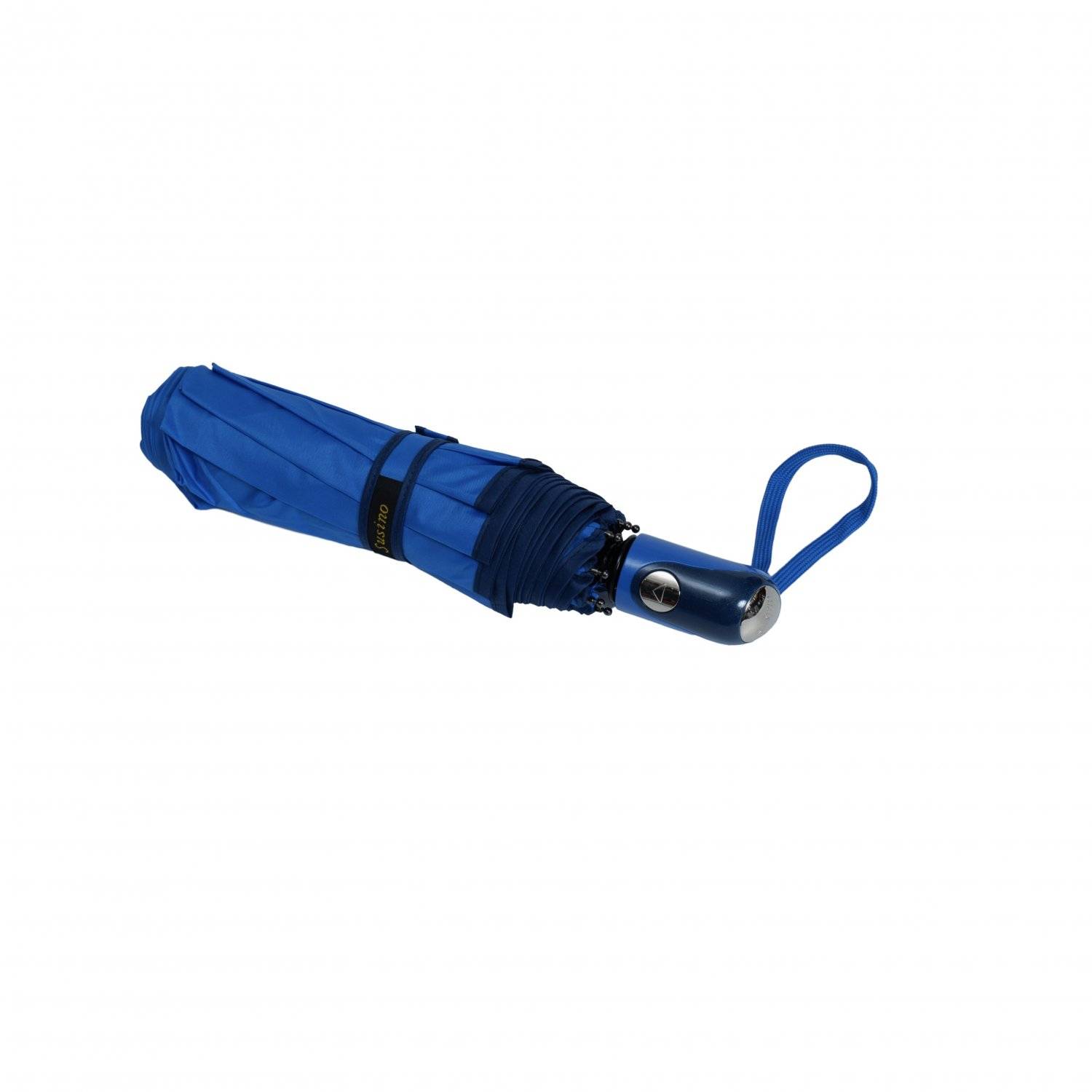 Teleskop-Taschenschirm mit Schutzhülle Wasserfeste Regenschirme mit Fiberglasgestell ?100 cm Blau