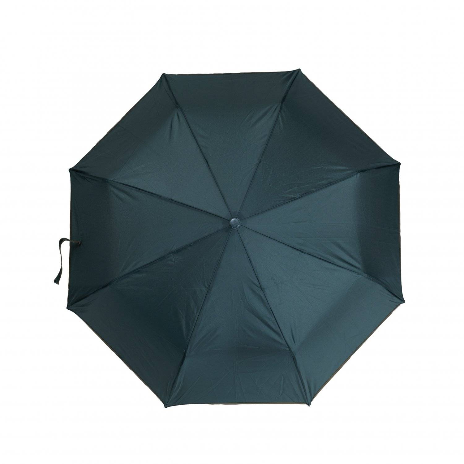 Teleskop-Taschenschirm mit Schutzhülle Wasserfeste Regenschirme mit Fiberglasgestell ?100 cm Dunkelgrün