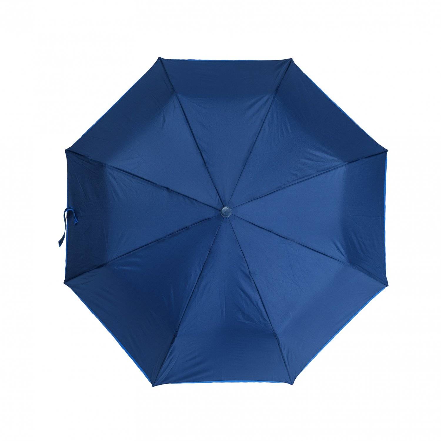 Teleskop-Taschenschirm mit Schutzhülle Wasserfeste Regenschirme mit Fiberglasgestell ?100 cm Marineblau