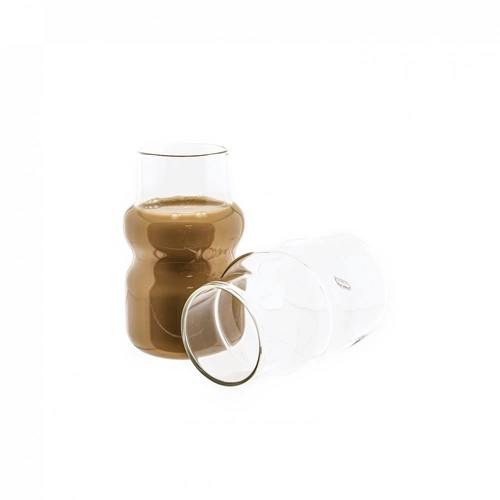 Mulex 12 Tlg. Wave Style Gläser-Set transparent Hitzebeständig für Kalt- und Warmgetränke Mulex 12 Tlg. Wave Style Gläser-Set transparent Hitzebeständig für Kalt- und Warmgetränke