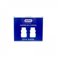 Mulex 12 Tlg. Wave Style Gläser-Set transparent Hitzebeständig für Kalt- und Warmgetränke Mulex 12 Tlg. Wave Style Gläser-Set transparent Hitzebeständig für Kalt- und Warmgetränke