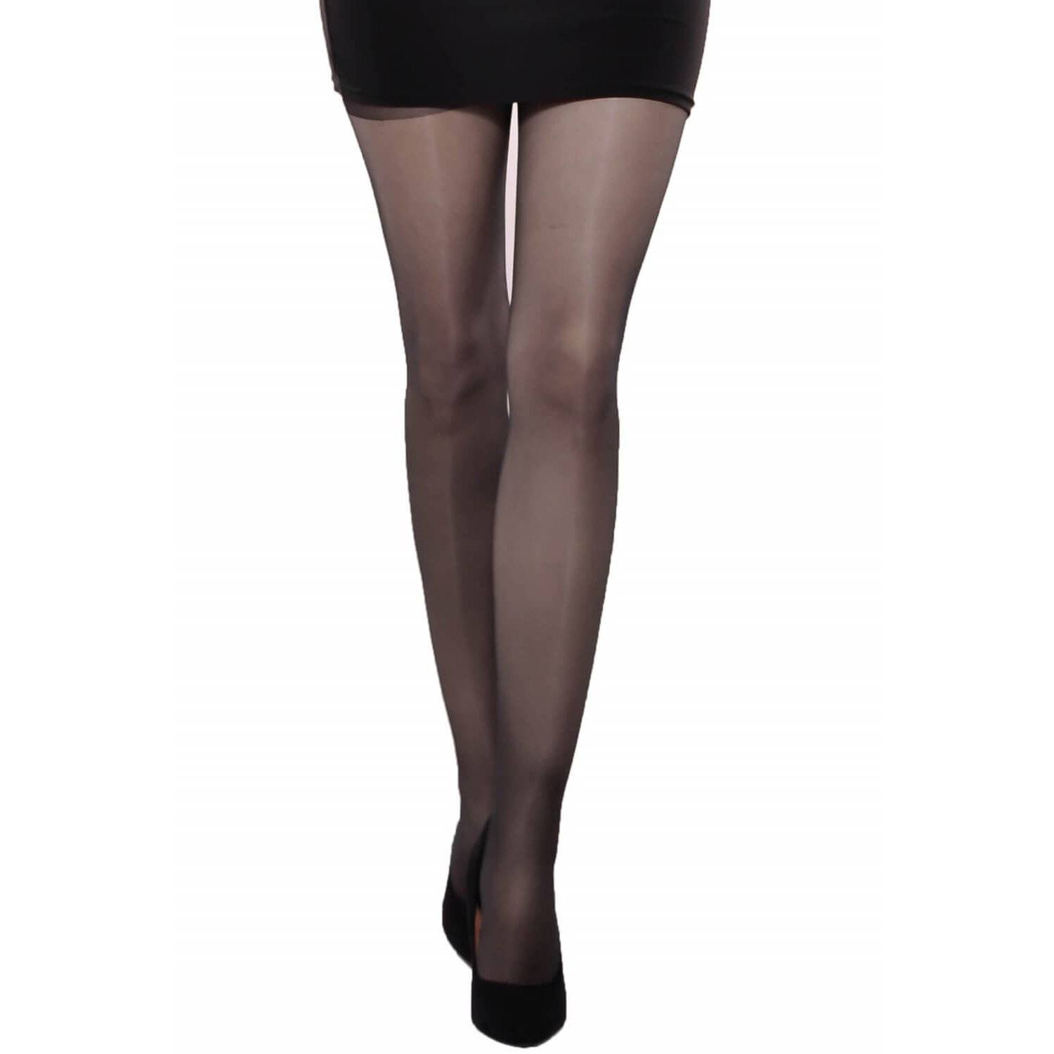 Aurellie Strumpfhose 20 DEN Tights elegante Damen Strümpfe Grau M