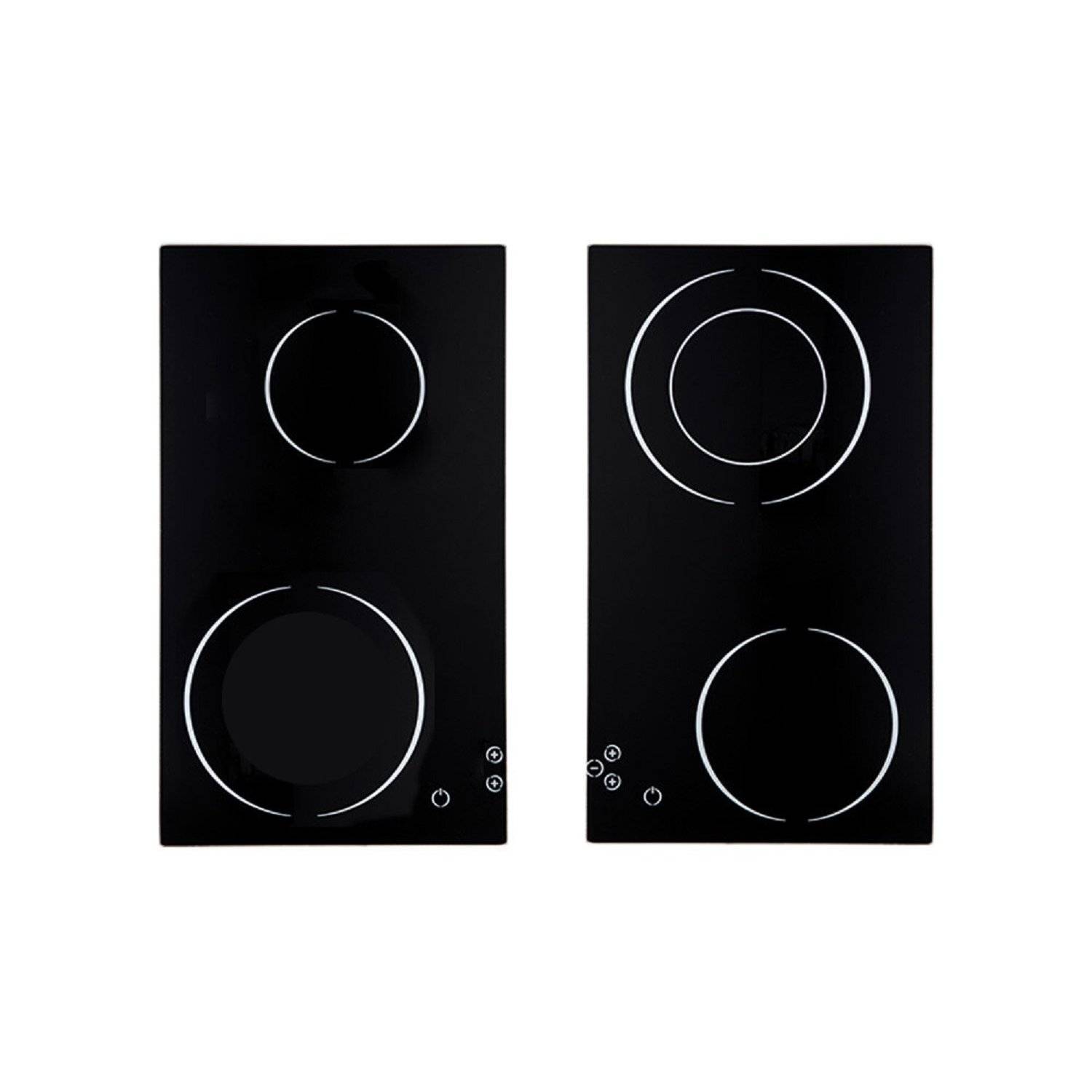 HATEX 2-tlg. Kochfeld Abdeckplatte Herd-Abdeckplatte Herdabdeckplatte 52x30cm Kochfeld Optik